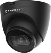 Amcrest 5MP UltraHD IP-Revolver-PoE-Kamera für den Außenbereich mit Mikrofon/Audio, 5MP, 98 Fuß NightVision, 2,8-mm-Objektiv, IP67 wetterfest, MicroSD-Aufzeichnung (256 GB) Schwarz IP5M-T1179EB-28MM