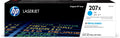 HP 207X Laserjet Original Toner Cyan, Hohe Reichweite, Für HP Color Laserjet Pro M283 / M282 / M255 Serien