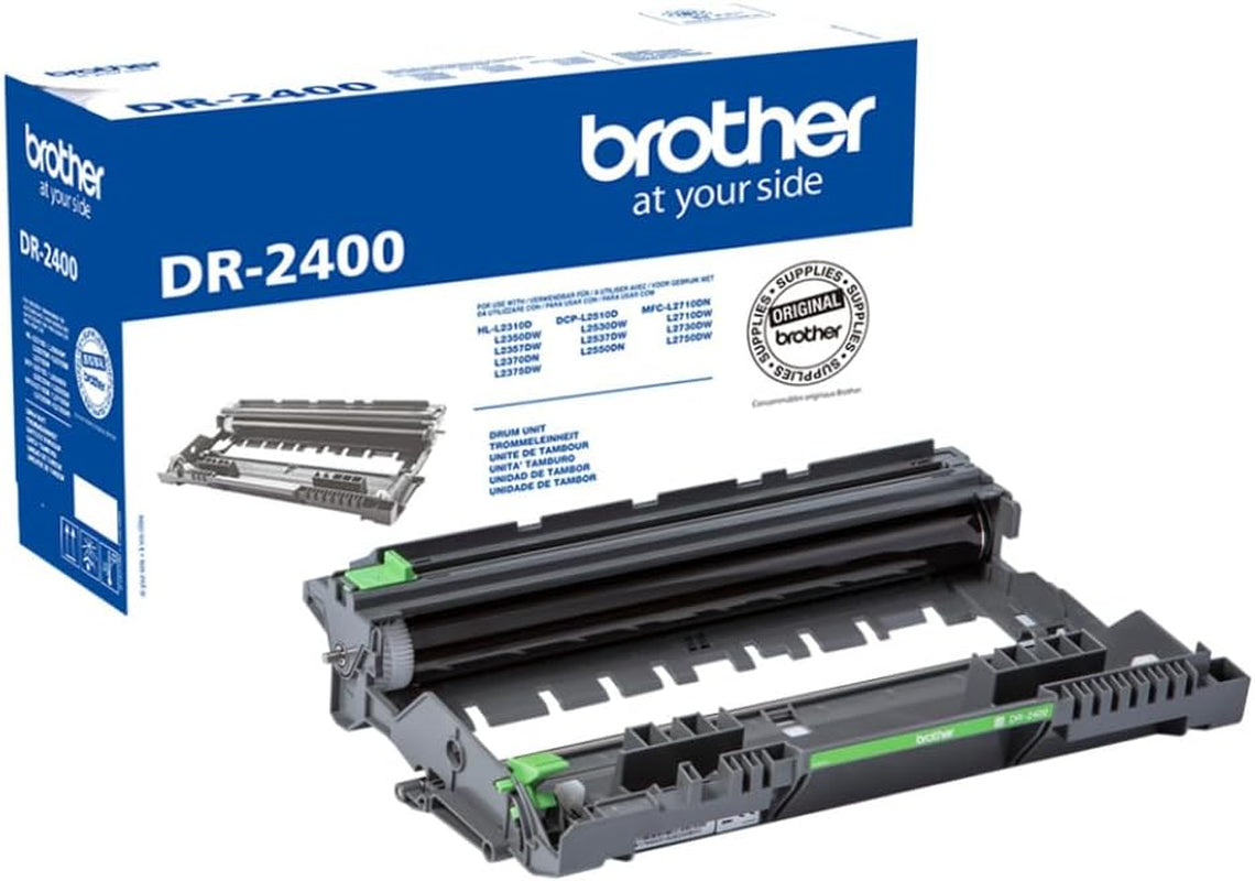 Brother Original Trommeleinheit DR-2400 DR2400 Original 12000 Seiten, Schwarz, One Size