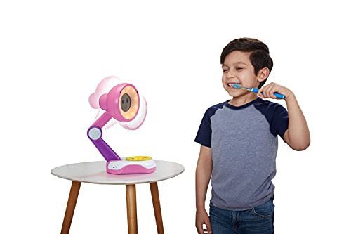 VTech Funny Sunny – Interaktive Lampen-Freundin pink – Führt durch den Tag, erzählt Geschichten, spielt Spiele, animiert zur Bewegung – Mit Uhr- und Wecker-Funktion – Für Kinder von 3-8 Jahren