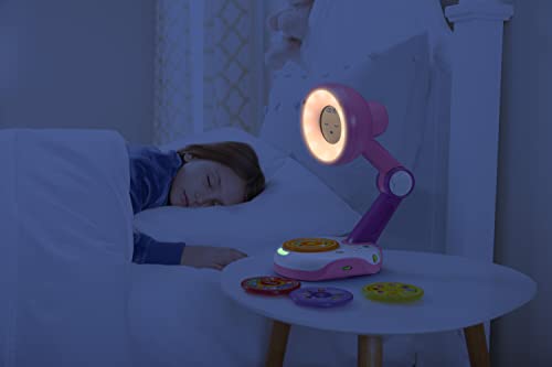 VTech Funny Sunny – Interaktive Lampen-Freundin pink – Führt durch den Tag, erzählt Geschichten, spielt Spiele, animiert zur Bewegung – Mit Uhr- und Wecker-Funktion – Für Kinder von 3-8 Jahren