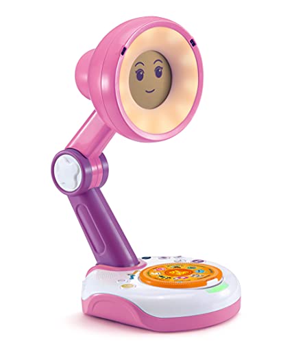 VTech Funny Sunny – Interaktive Lampen-Freundin pink – Führt durch den Tag, erzählt Geschichten, spielt Spiele, animiert zur Bewegung – Mit Uhr- und Wecker-Funktion – Für Kinder von 3-8 Jahren