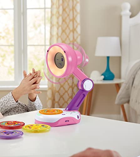 VTech Funny Sunny – Interaktive Lampen-Freundin pink – Führt durch den Tag, erzählt Geschichten, spielt Spiele, animiert zur Bewegung – Mit Uhr- und Wecker-Funktion – Für Kinder von 3-8 Jahren