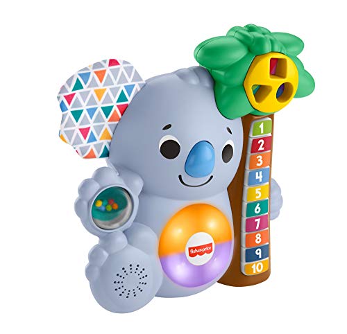 Fisher-Price GXR22 - Linkimals Räknande koala – svensk utgåva, pedagogisk musikleksak för bebisar och små barn