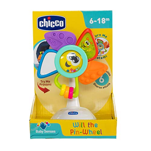 Chicco 00009710000000 Tino manuales HOCHSTUHLSPIELZEUG Willy DIE WINDMÜHLE, Mehrfarbig