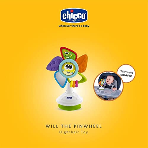 Chicco 00009710000000 Tino manuales HOCHSTUHLSPIELZEUG Willy DIE WINDMÜHLE, Mehrfarbig