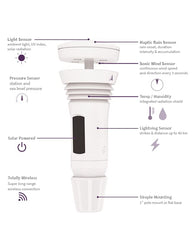 Tempest Wettersystem mit integriertem Windmesser, Regenmesser und genauen Wettervorhersagen, kabellos, App und Alexa aktiviert