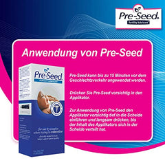 Pre Seed Fruchtbarkeitsgel I Kinderwunsch Gleitgel 9 X 4 Gramm plus 5 One+Step Schwangerschaftstest 10 miu