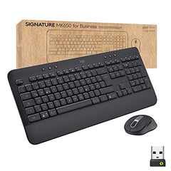 Logitech Signature MK650 Combo for Business, kabellose Maus und Tastatur, Logi Bolt, Bluetooth, SmartWheel, weltweit Zertifiziert, Windows/Mac/Chrome/Linux - Graphit