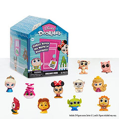 Just Play 44613 Mega 1 Disney Doorables Village Peek Pack, Serie 4, 5 und 6, enthält 24 Figuren, Stile können variieren, Amazon exklusiv, mehrfarbig