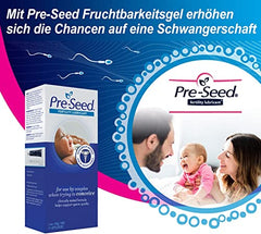 Pre Seed Fruchtbarkeitsgel I Kinderwunsch Gleitgel 9 X 4 Gramm plus 5 One+Step Schwangerschaftstest 10 miu