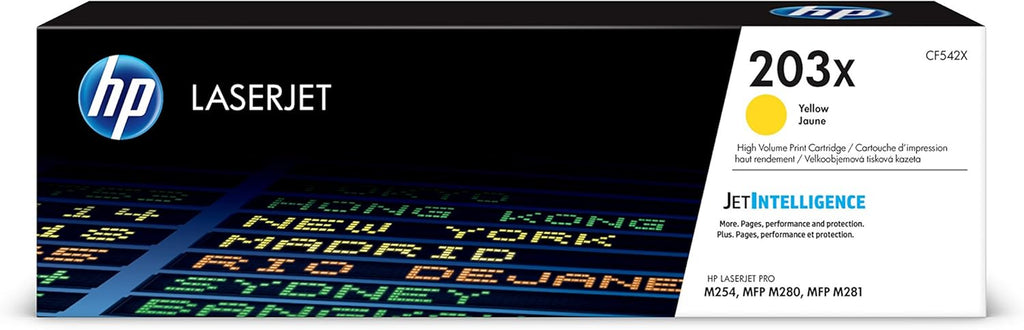HP 203X (CF542X) Original Toner Gelb Mit Hoher Reichweite Für HP Laserjet Pro M254