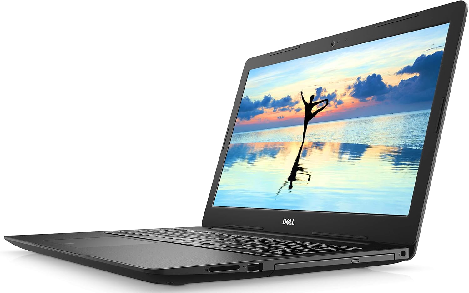 Dell Inspiron 15 3000 HD 15,6 Zoll Anti-Glare LED Backlit 2019 Laptop (Schwarz)