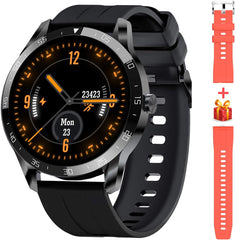 Blackview Smartwatch Herren, X1 Fitnessuhr Rund Volle Touchscreen 5ATM Wasserdicht Sportuhr Fitness Tracker mit Pulsuhr Schlafmonitor Schrittzähler Damen Aktivitätstracker für iOS Android