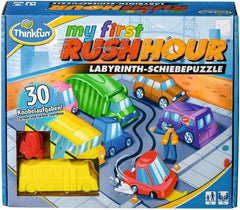 ThinkFun 76412 - My first Rush Hour - Das bekannte Stau-Spiel für Kinder ab 3 Jahren, Logikspiel für 1 Spieler, mit Aufgaben für Anfänger und Experten