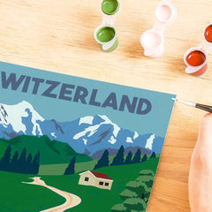 Ravensburger CreArt - Malen nach Zahlen 23536 Jungfrau Region ab 12 Jahren