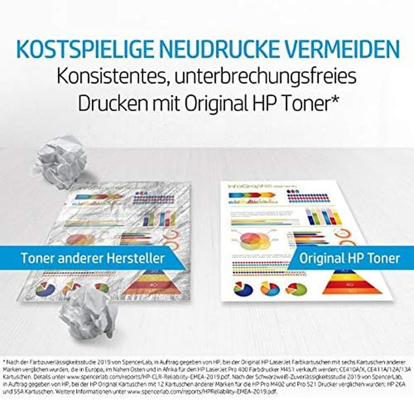 HP 415X (W2030X) Original Toner Schwarz Mit Hoher Reichweite Für HP Laserjet Pro M454, XL