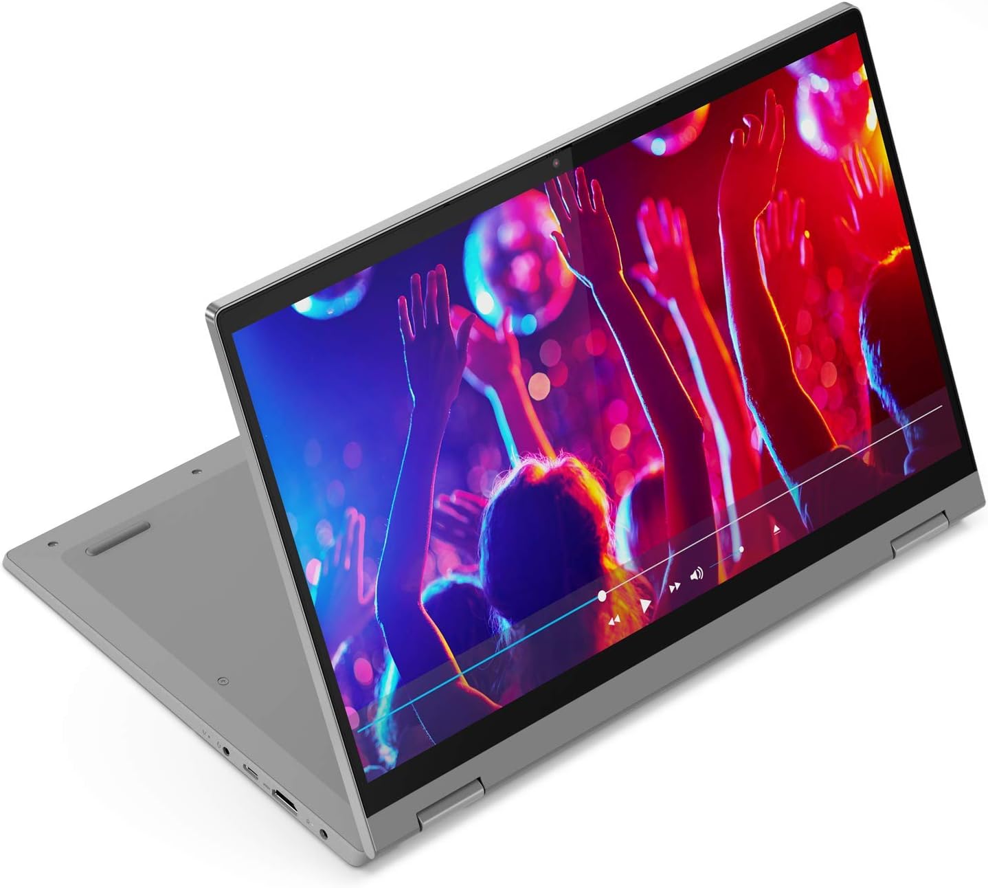 Lenovo IdeaPad Flex 5 14ITL05 Intel Core i7-1165G7/16GB/512GB SSD/14" Intel Iris Xe Graphics, Windows 11 Home) Grau - QWERTY-Tastatur-ES