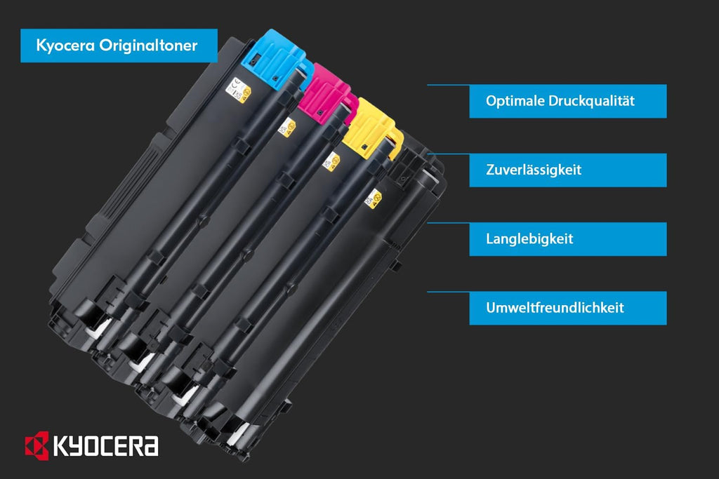 Kyocera TK-1115 Toner Schwarz 1T02M50NL0. Toner Drucker Kompatibel Für FS-1041, FS-1220MFP, FS-1320MFP. Original Tonerkartusche Für Bis Zu 1500 Seiten