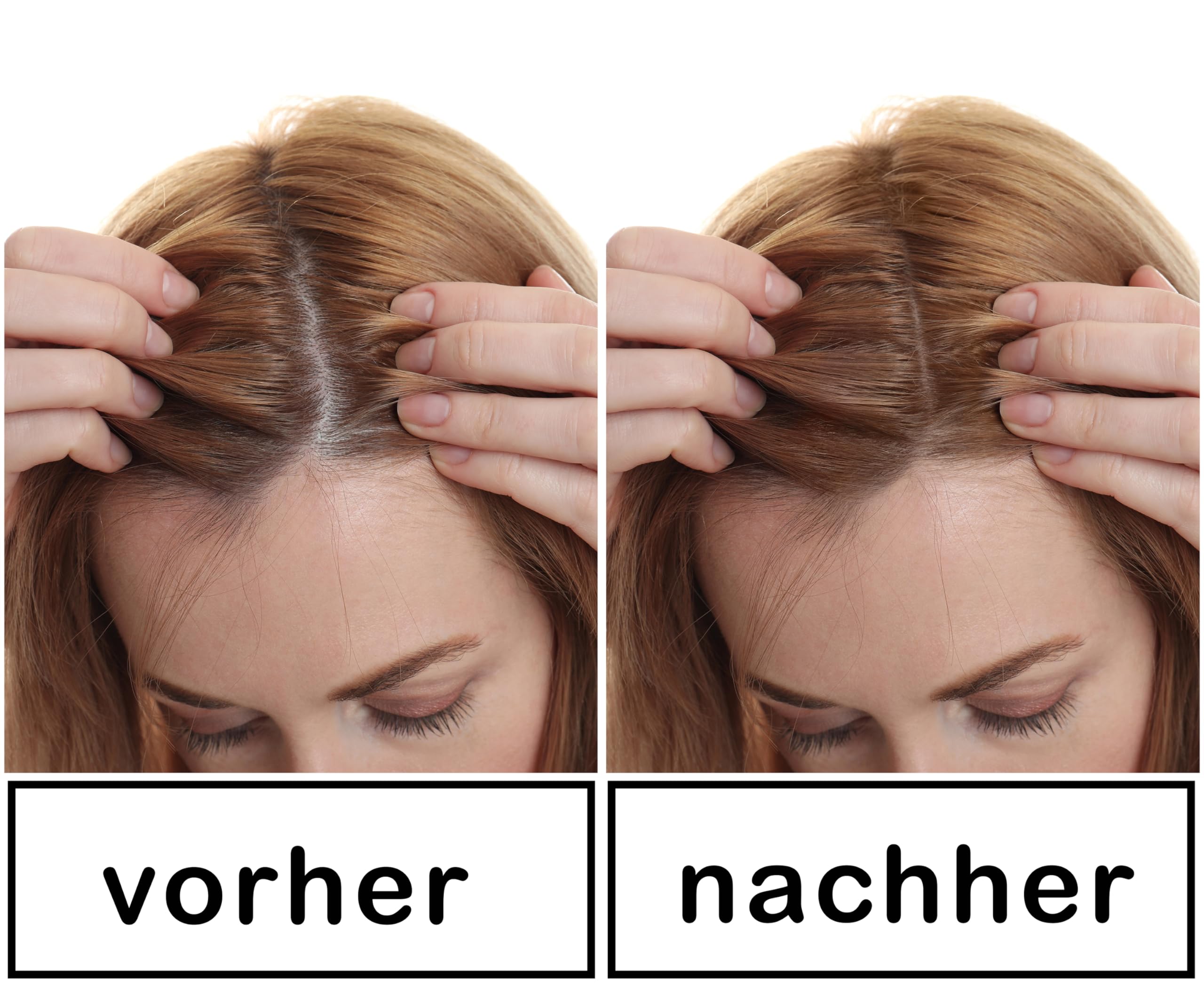 Color One Ansatzpuder wirkt sofort und st?rkt Ihre Haarfasern. Color One Streuhaar zur Haarverdichtung & vollem Haar in Sekunden. (Braun)