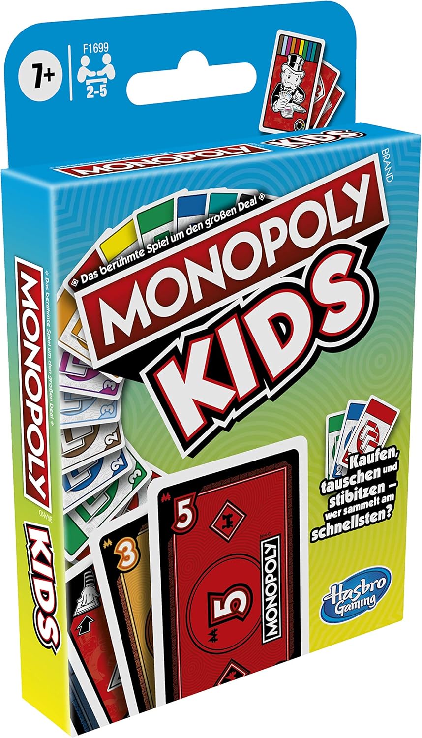 Hasbro Monopoly Bid - Kids Kartenspiel