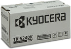 Kyocera TK-5240K Toner Drucker Schwarz, Original Tonerkartusche 1T02R70NL0. Drucker Toner Kompatibel Für ECOSYS M5526Cdn, ECOSYS M5526Cdw, ECOSYS P5026Cdn, ECOSYS P5026Cdw