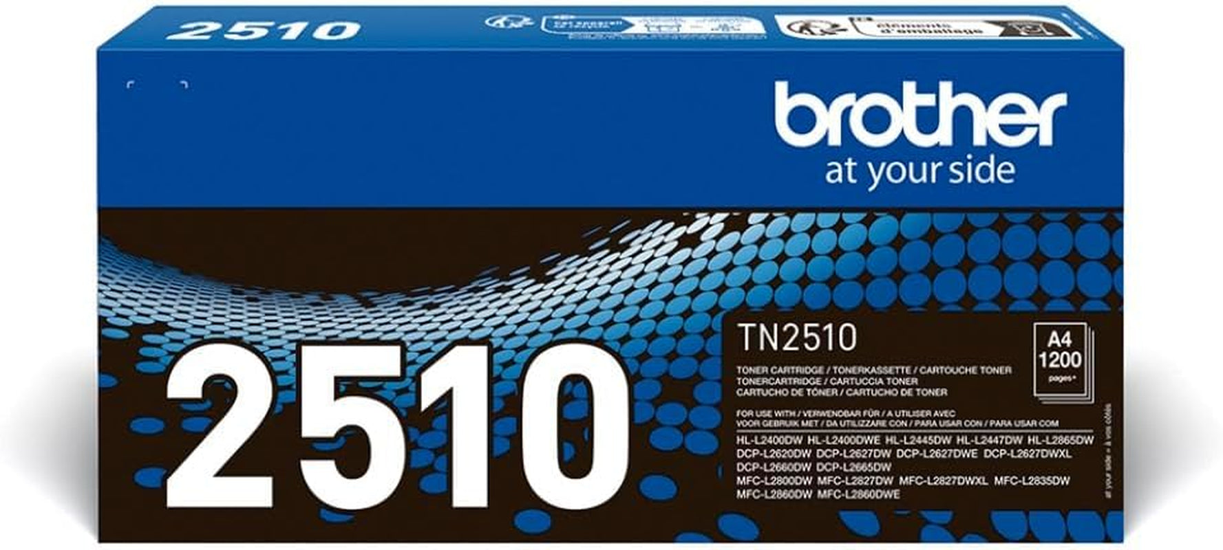 Brother Original TN-2510 Tonerkartusche Schwarz