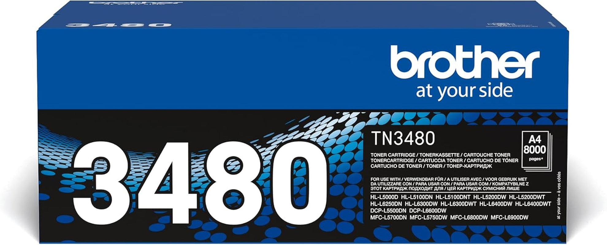 Brother Original Tonerkassette TN-3480 Schwarz (Für Brother HL-L5000DN, HL-L5100DN, HL-L5100DNT, HL-L5100DNTT, HL-L5200DW, DCP-L5500DN, MFC-L5700DN, MFC-L5750DW)