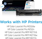 HP 201X (CF401X) Blau Original Toner Mit Hoher Reichweite Für HP Color Laserjet Pro M252, M274N, M277, XL
