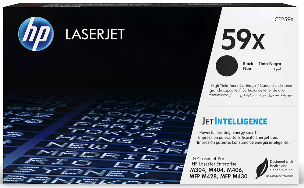 HP 59X (CF259X) Original Toner Schwarz mit hoher Reichweite für HP LaserJet Pro M304, M404, M428