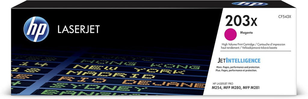 HP 203X (CF543X) Original Toner Rot Mit Hoher Reichweite Für HP Laserjet Pro M254