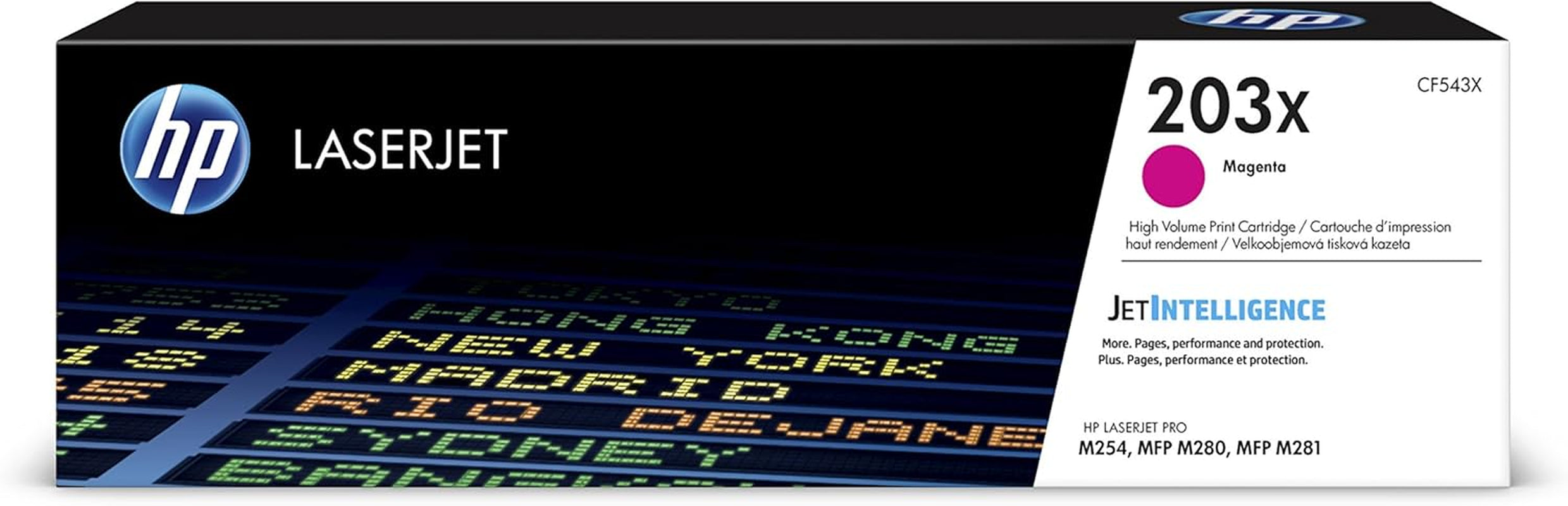 HP 203X (CF543X) Original Toner Rot Mit Hoher Reichweite Für HP Laserjet Pro M254