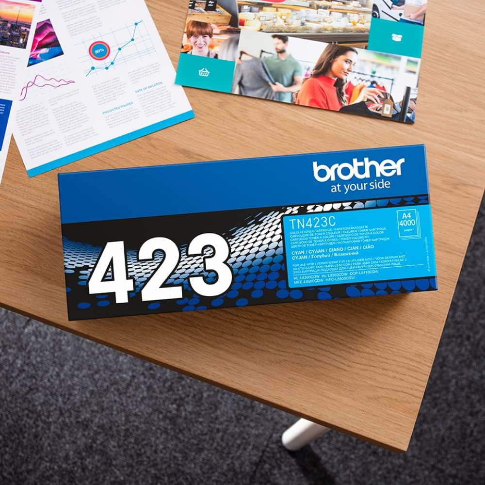 Brother Original Jumbo Toner Cartridge, Cyan