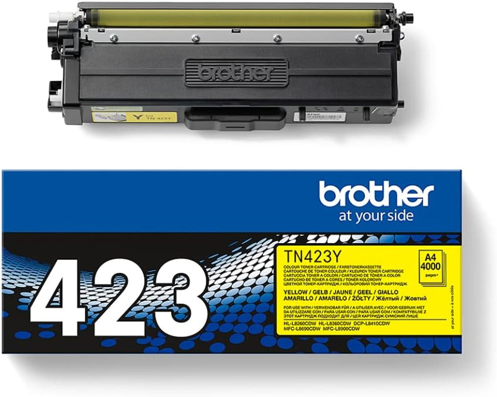 Brother Original Jumbo Toner Cartridge, Yellow