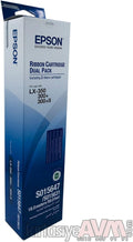 Epson Ink Ribbon Black 2X4.000.000 Char. 2-Pack, C13S015647