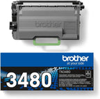 Brother Original Tonerkassette TN-3480 Schwarz (Für Brother HL-L5000DN, HL-L5100DN, HL-L5100DNT, HL-L5100DNTT, HL-L5200DW, DCP-L5500DN, MFC-L5700DN, MFC-L5750DW)