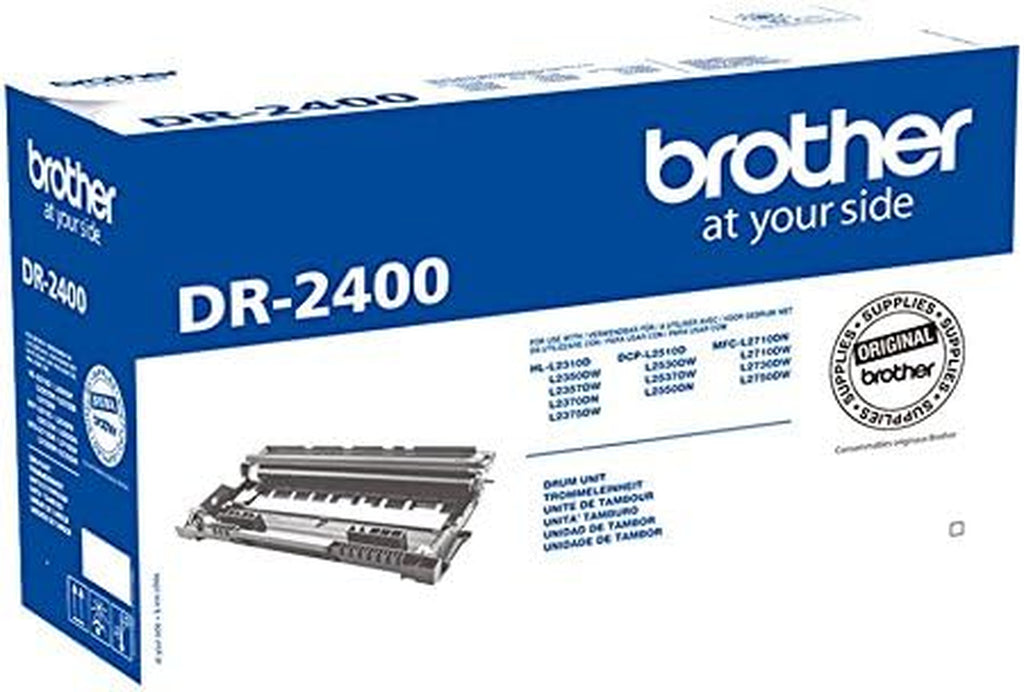 Brother Original Trommeleinheit DR-2400 DR2400 Original 12000 Seiten, Schwarz, One Size