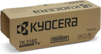 Kyocera TK-3160 Original Toner Schwarz 1T02T90NL1. Toner Drucker Kompatibel Für ECOSYS M3145Dn, ECOSYS M3645Dn, ECOSYS P3045Dn, ECOSYS P3050Dn, ECOSYS P3055Dn, ECOSYS P3060Dn