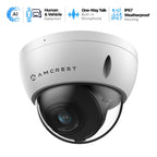 Amcrest 5MP Außen Sicherheits Dome IP PoE Kamera IP5M-D1188EW-AI-V3