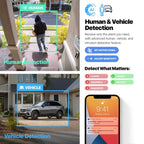 Amcrest 5MP Außen Sicherheits Dome IP PoE Kamera IP5M-D1188EW-AI-V3