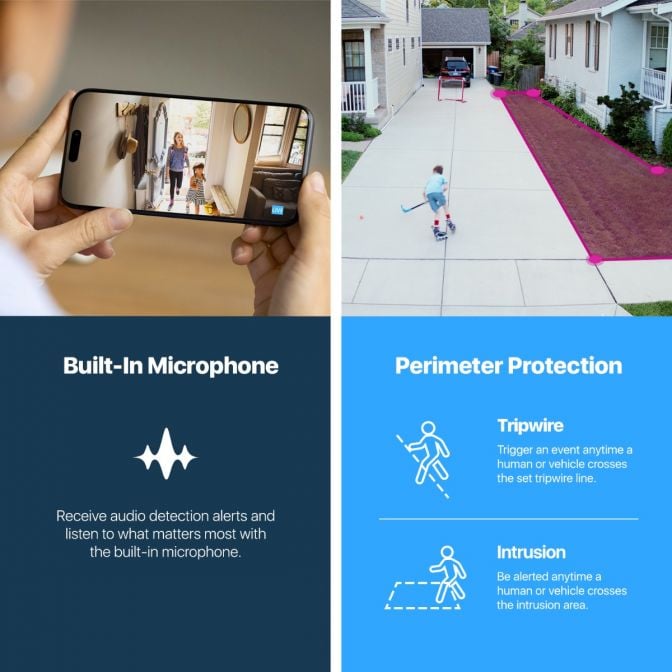 Amcrest 5MP Outdoor Security Dome IP PoE Camera IP5M-D1188EW-AI-V3