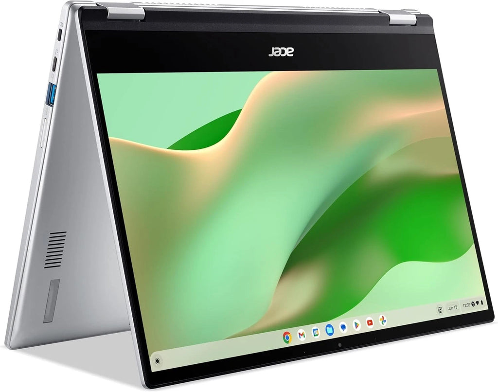 Acer Chromebook Spin 514 CP514-1H-R9PJ 14 Zoll (64GB eMMC, AMD Athlon Silver 3050C, 2,30GHz, 4GB RAM) Notebook - Silber (NX.A4AEG.002)
